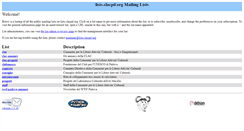 Desktop Screenshot of lists.clacpd.org